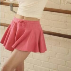 Daily Practice by Anthropologie Courtside Mini Skirt Pink Size Large, XLARGE